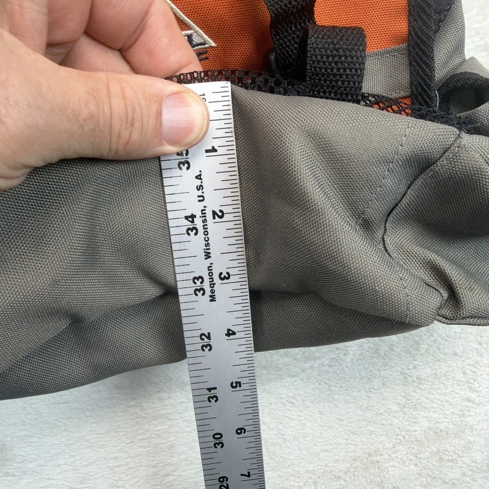 Vintage Triple Five Soul 555 Messenger Bag Orange Gray Y2K Crossbody Streetwear